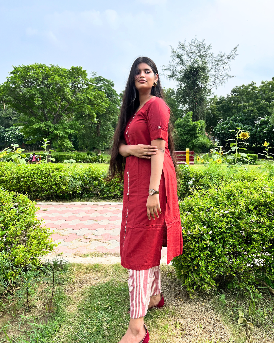 A-Line Kurta Leggy Set