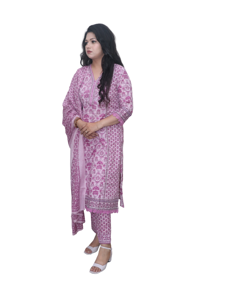 Premium Embroidered || Straight Kurta and Pant Set with Dupatta