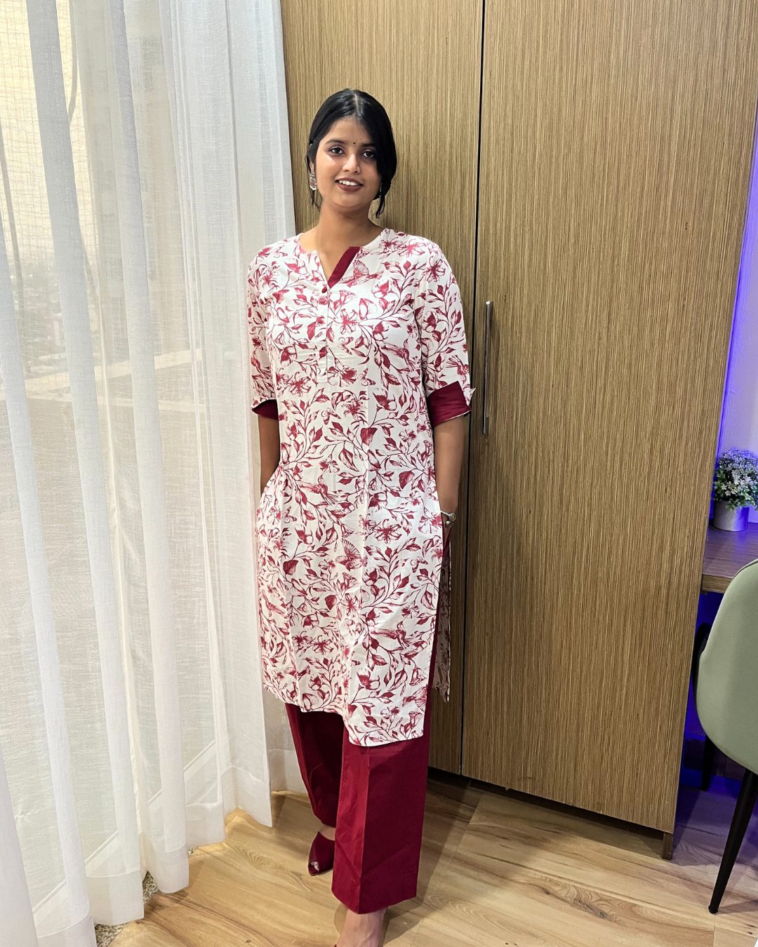 Floral Premium Printed Kurta Set