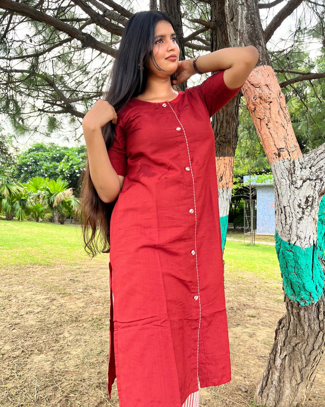A-Line Kurta Leggy Set