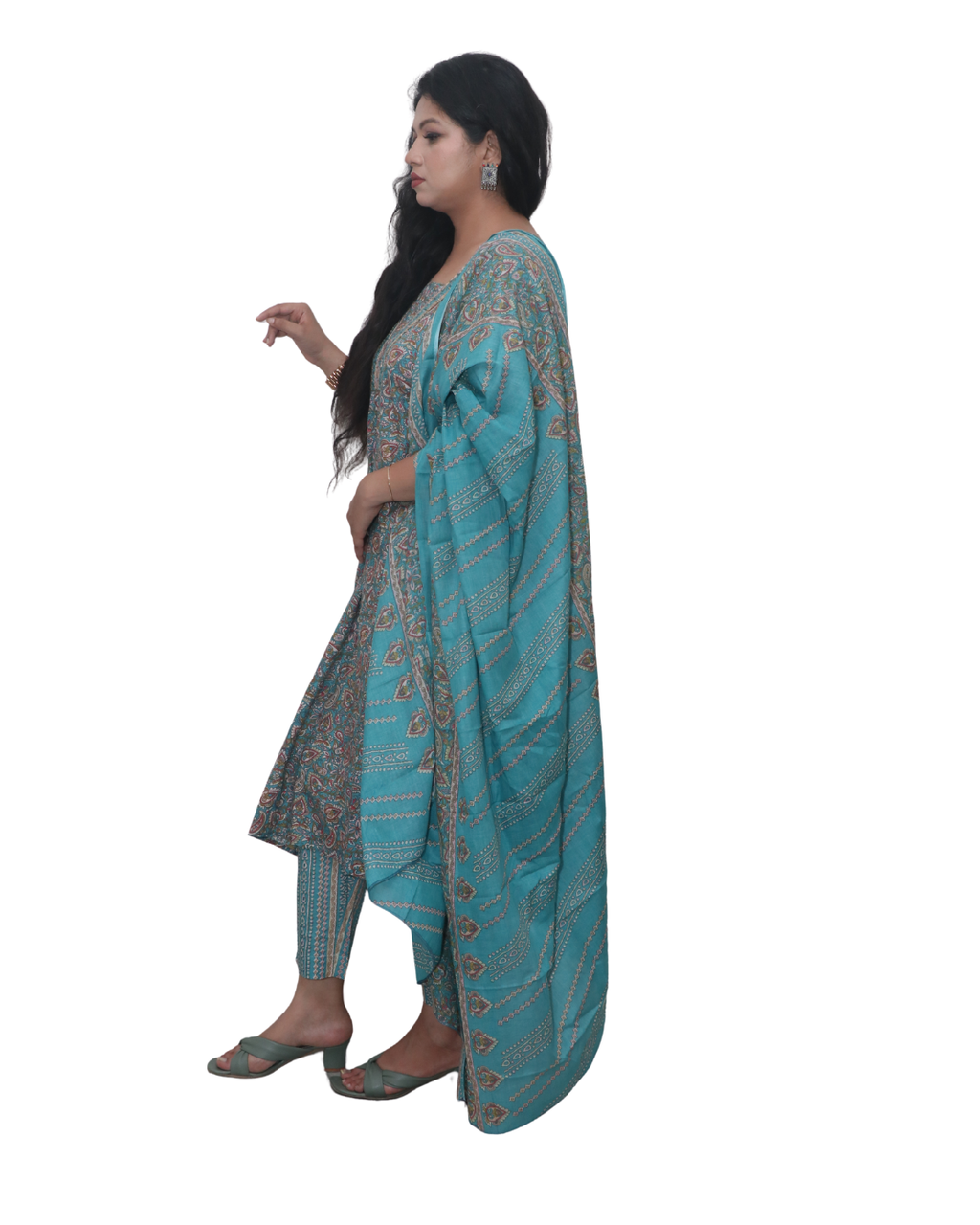 Woman Printed Kurta Set