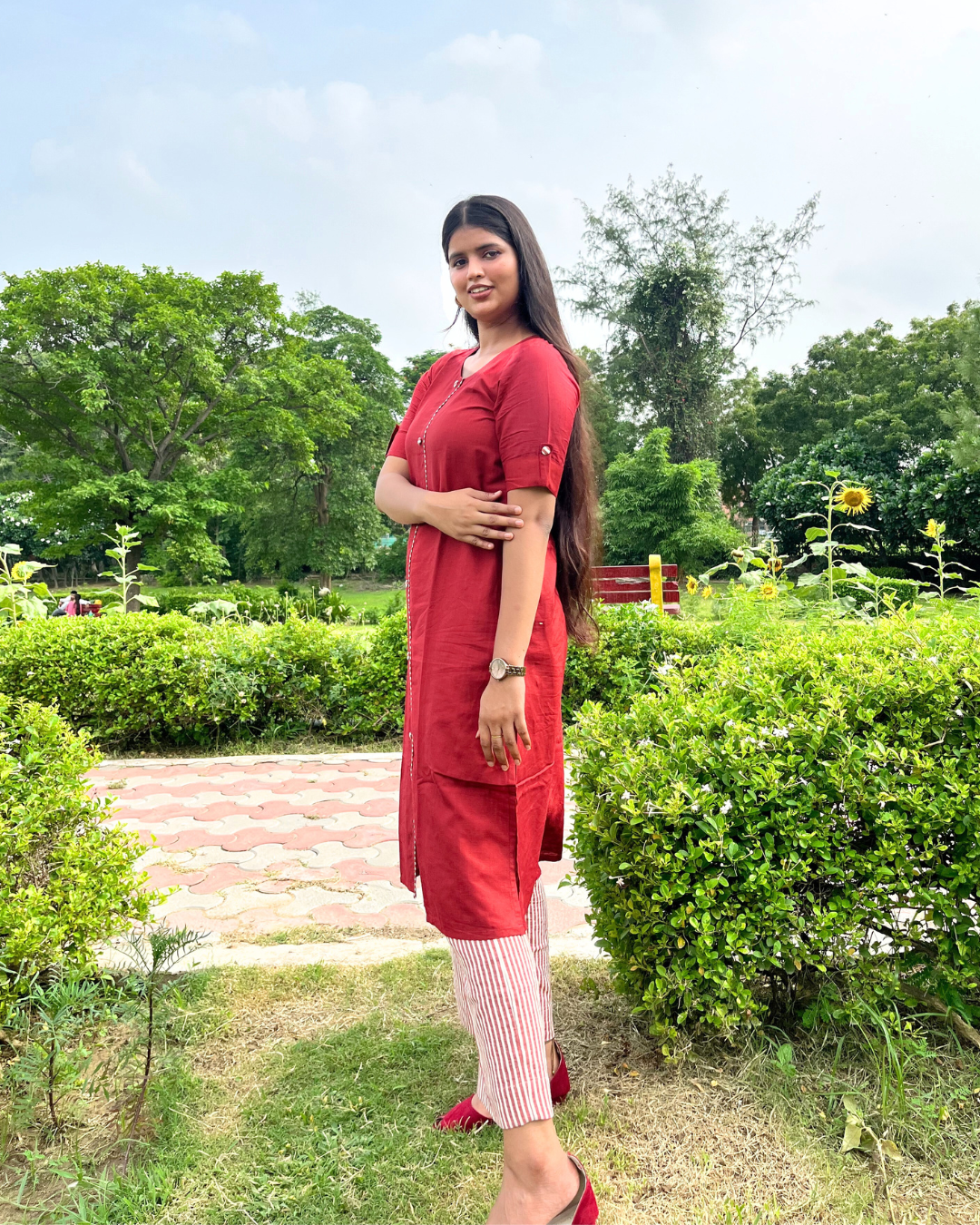 A-Line Kurta Leggy Set